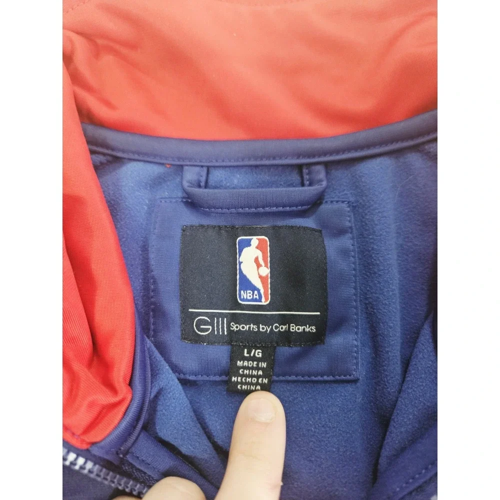 Philadelphia 76ers G-III Brand Collared Jacket Men's‎ Size Large